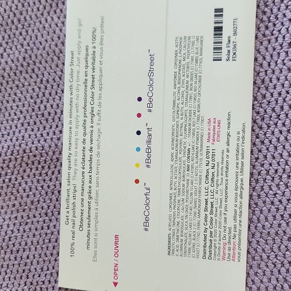 Color Street Solar Flare - Picture 3 of 3